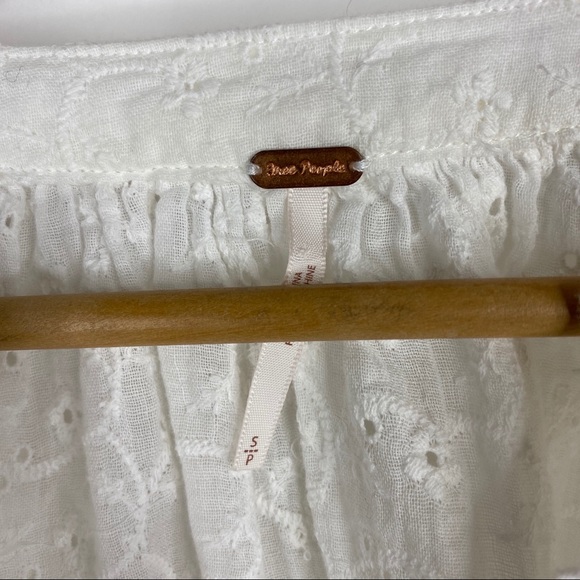 Free People Top Down From The Clouds Eyelet Blouse - Picture 4 of 7